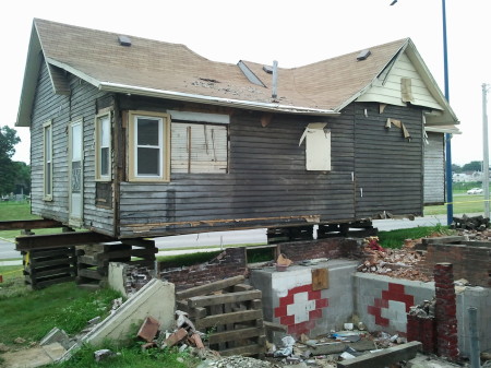 Des Moines Sherman Hill historic home move, remodel and green rehabilitation by Silent Rivers
