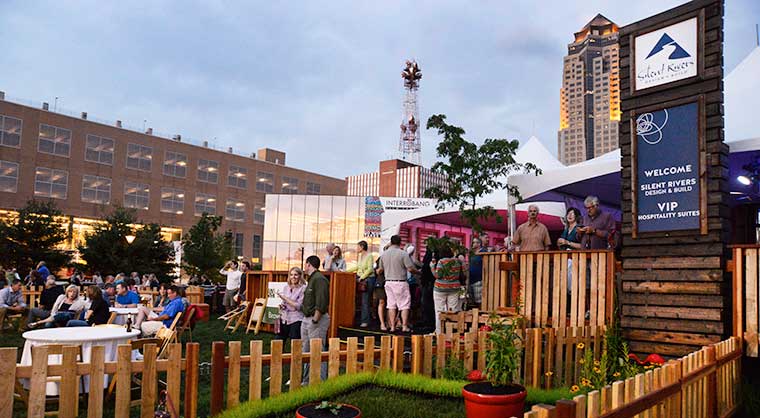 Silent Rivers Des Moines Arts Festival VIP Club and VIP Hospitality Suites 2014