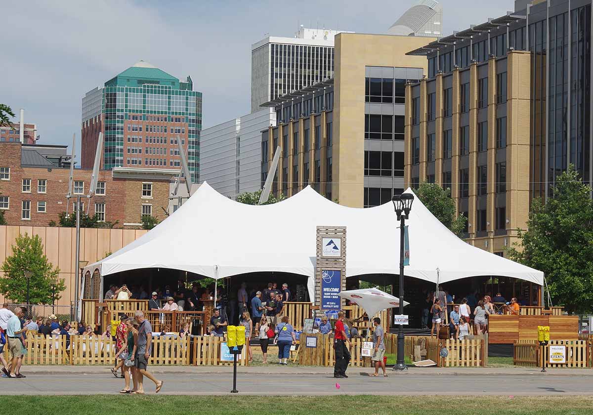 Silent Rivers VIP Club at Des Moines Arts Festival