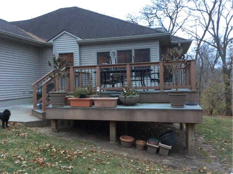 before deck is bulky, confining and uninspiring