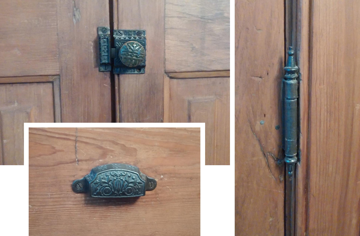 original hardware in Victorian home will be matched by kitchen remodeler Silent Rivers Design+Build of Des Moines, Iowa