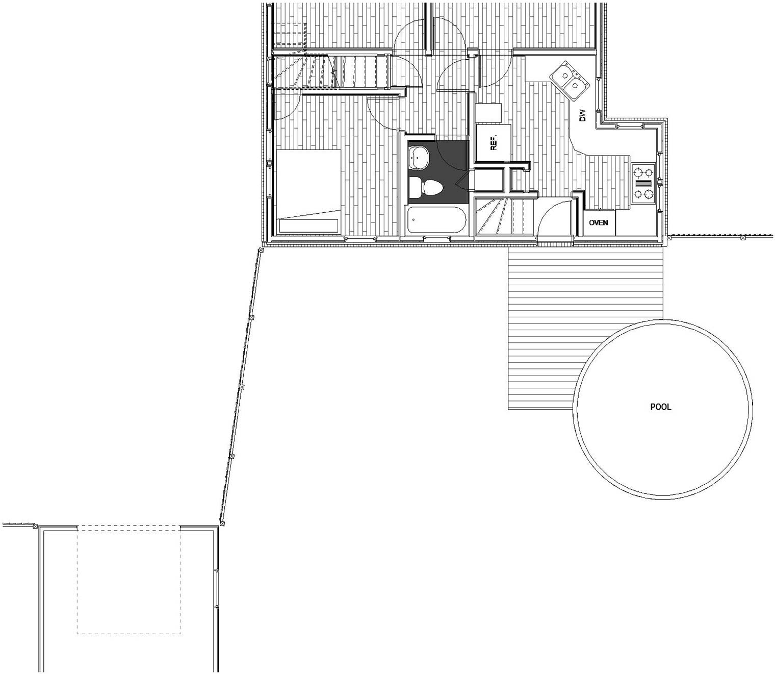 before floor plan of 1920s Des Moines Craftsman house