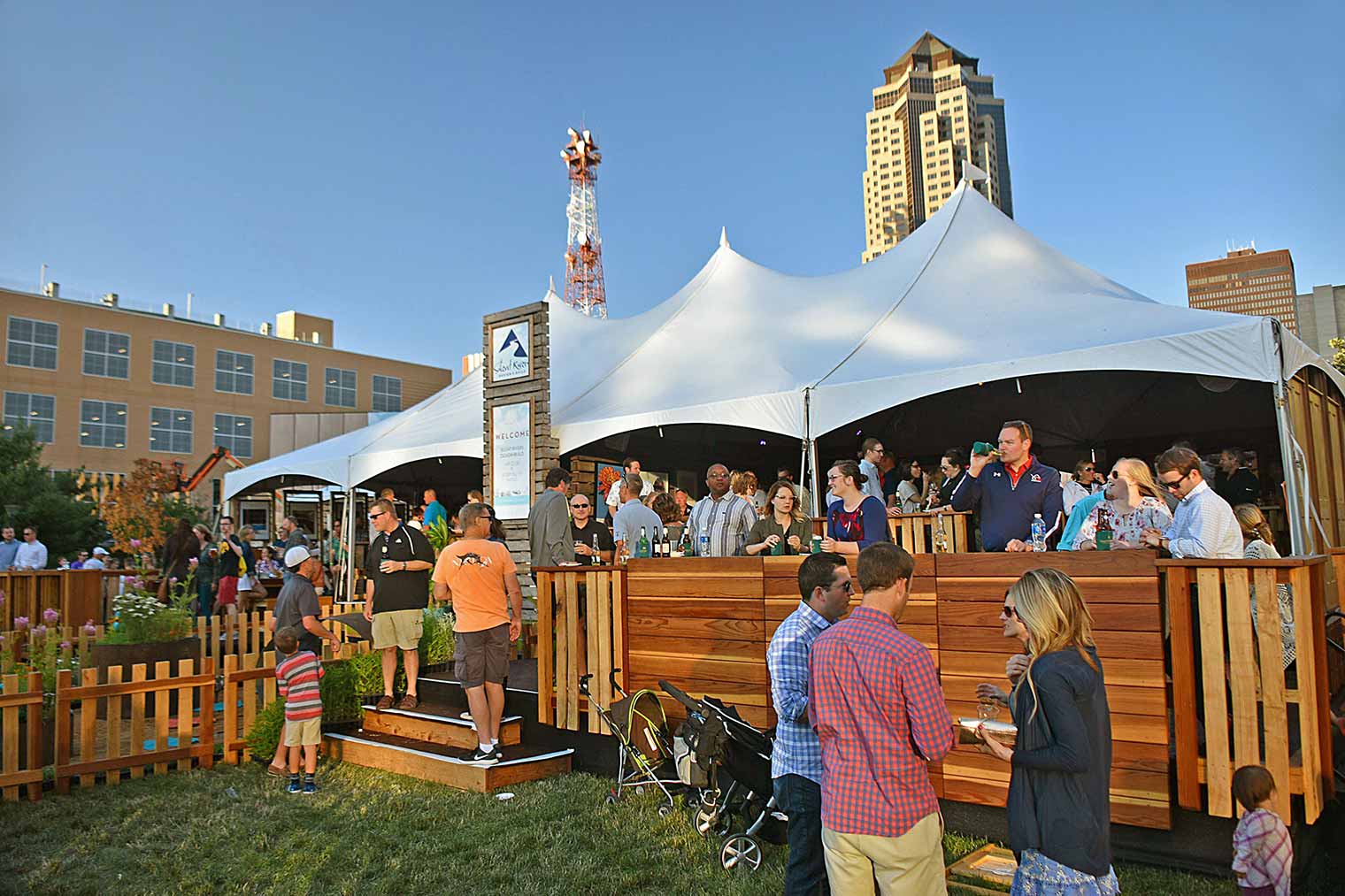Silent Rivers VIP Club at Des Moines Arts Festival
