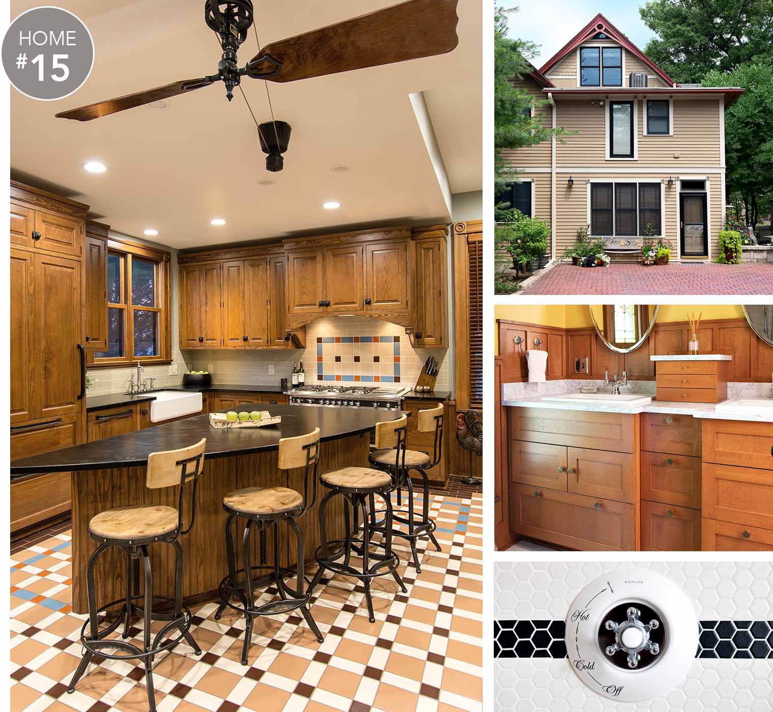Des Moines Victorian home remodeled by Silent Rivers featured on Tour of Remodeled Homes 2018