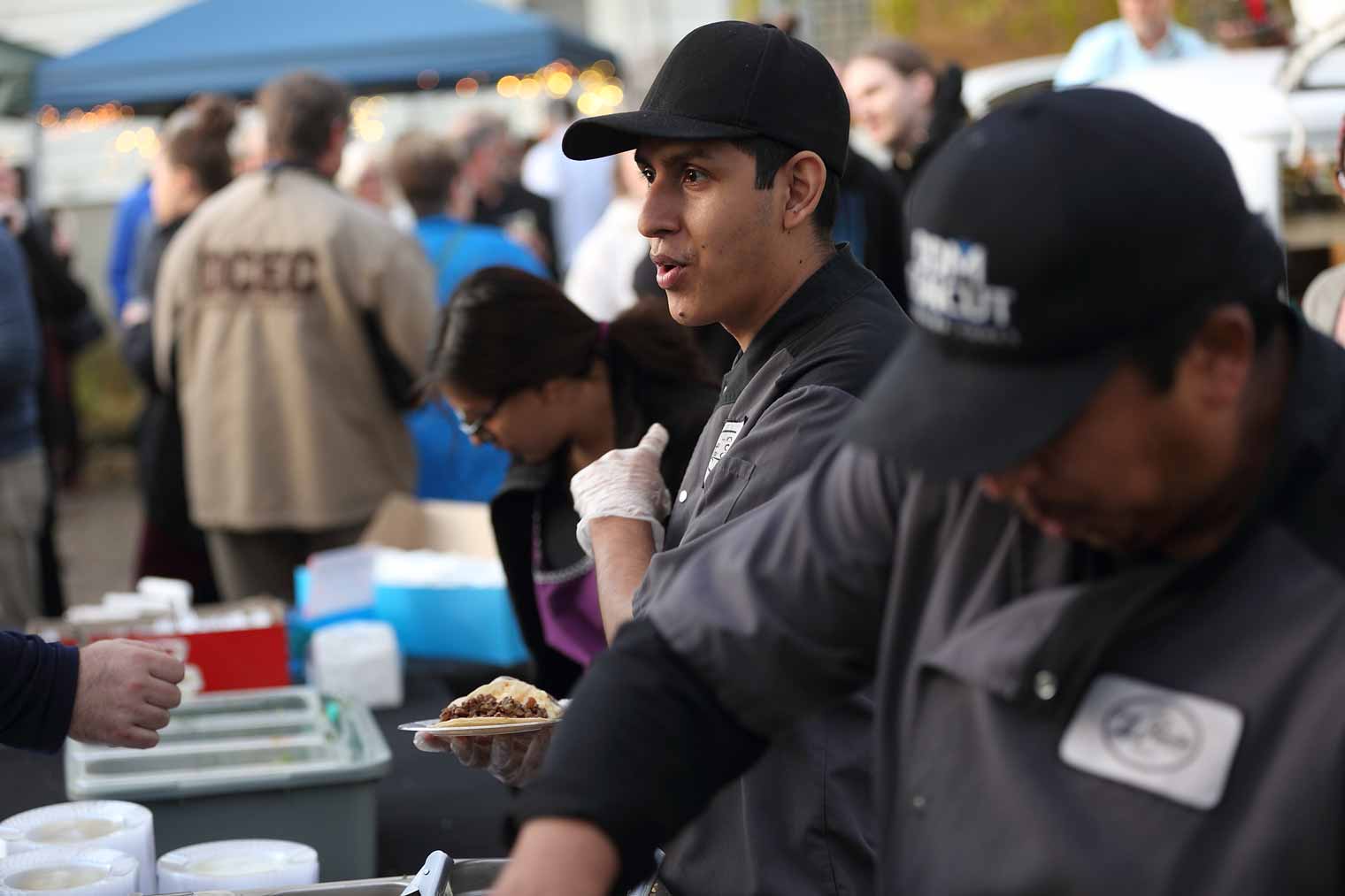 Tacos La Familia at Silent Rivers 25th Anniversary and dsm Unveiling