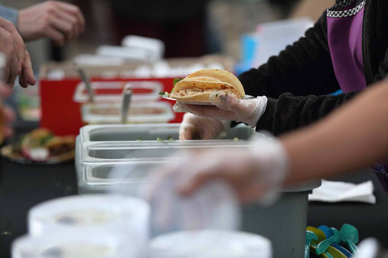 Tacos La Familia at Silent Rivers 25th Anniversary and dsm Unveiling