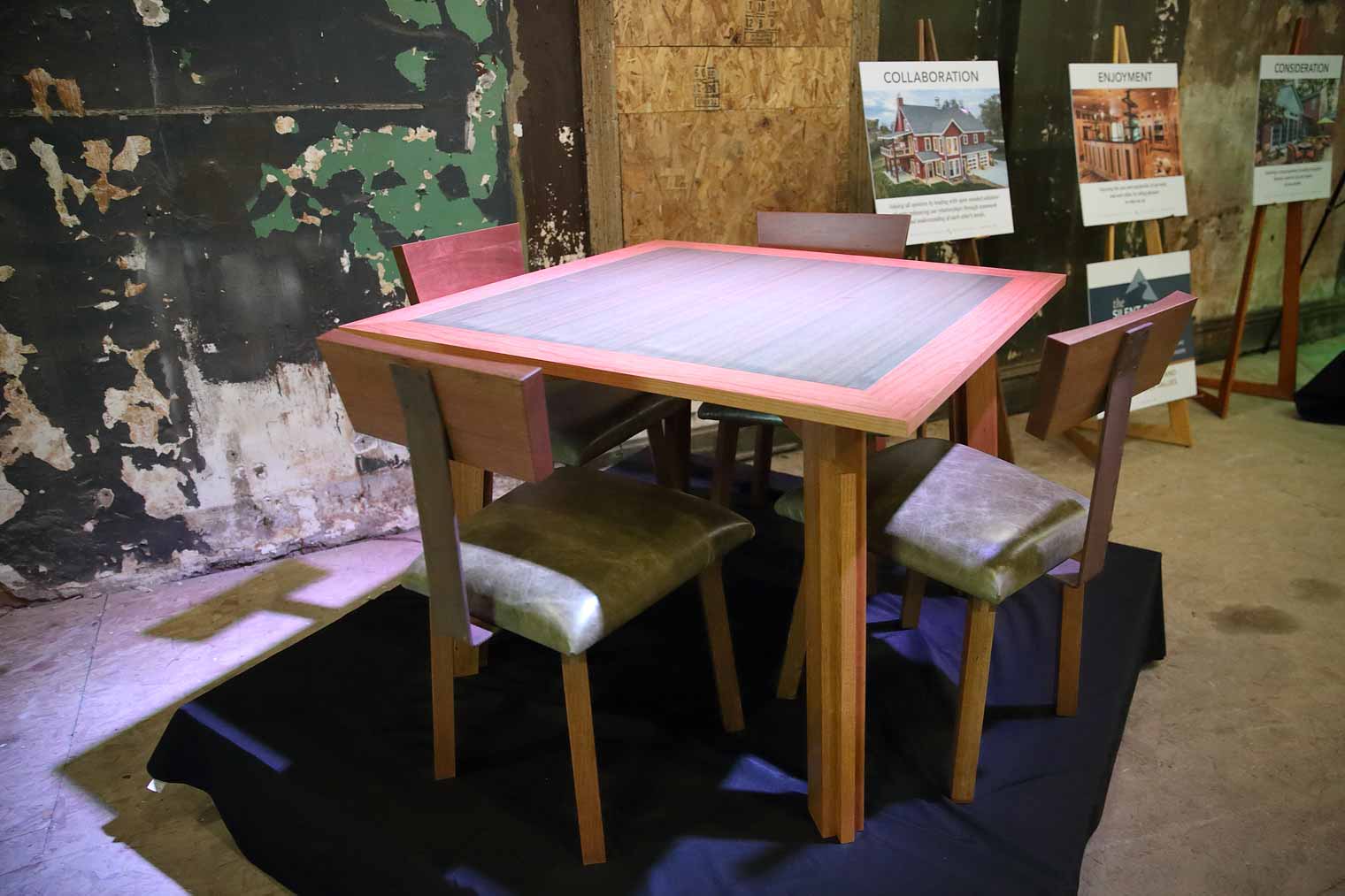 Silent Rivers custom furniture at Silent Rivers 25th anniversary and dsm Unveiling