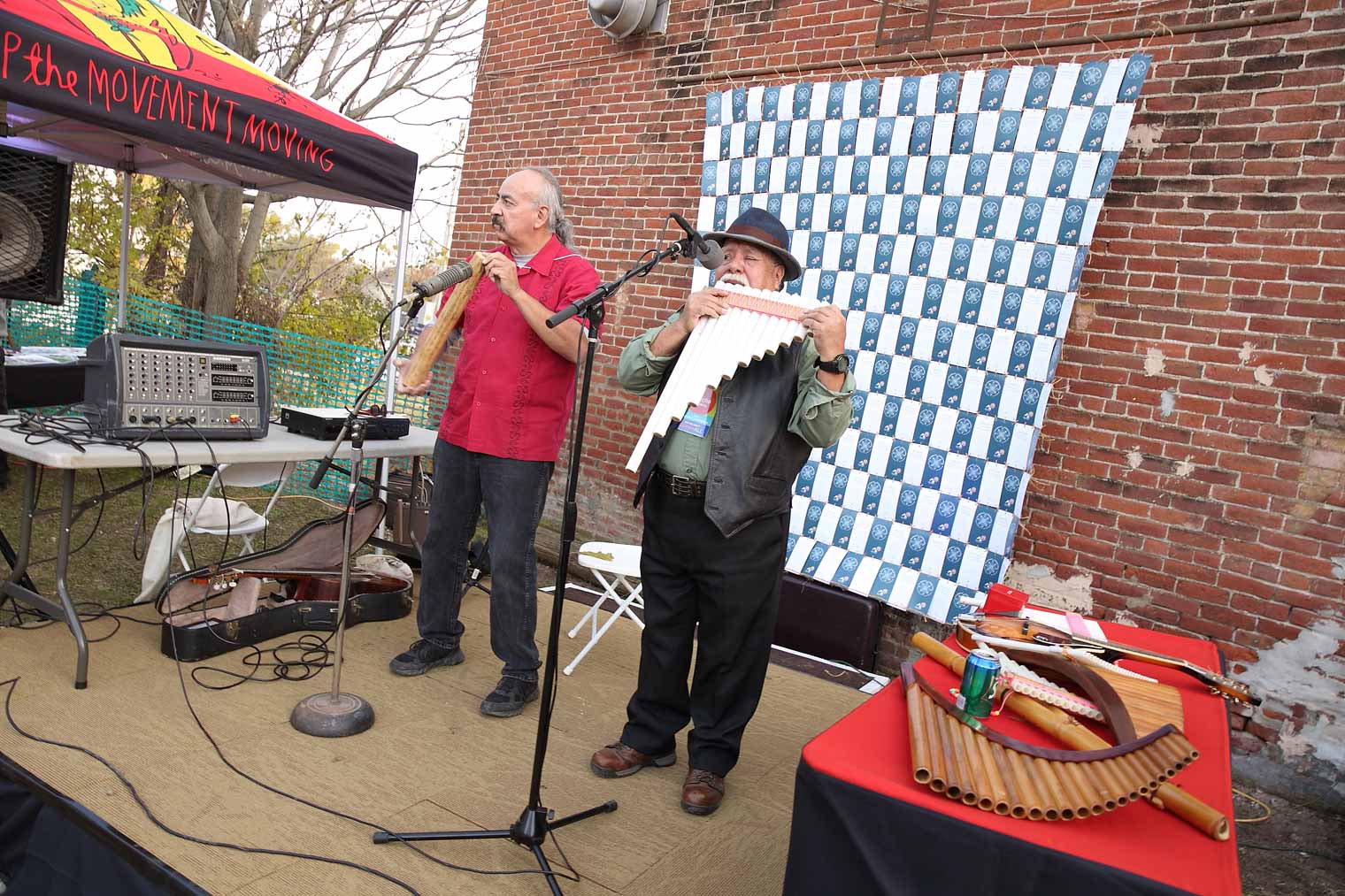 RJ Hernandez and Cucho Madero of CultureALL at Silent Rivers 25th anniversary and dsm Unveiling