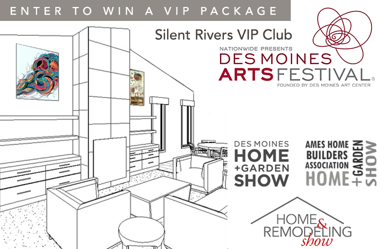 remodel rendering with art Des Moines Arts Festival
