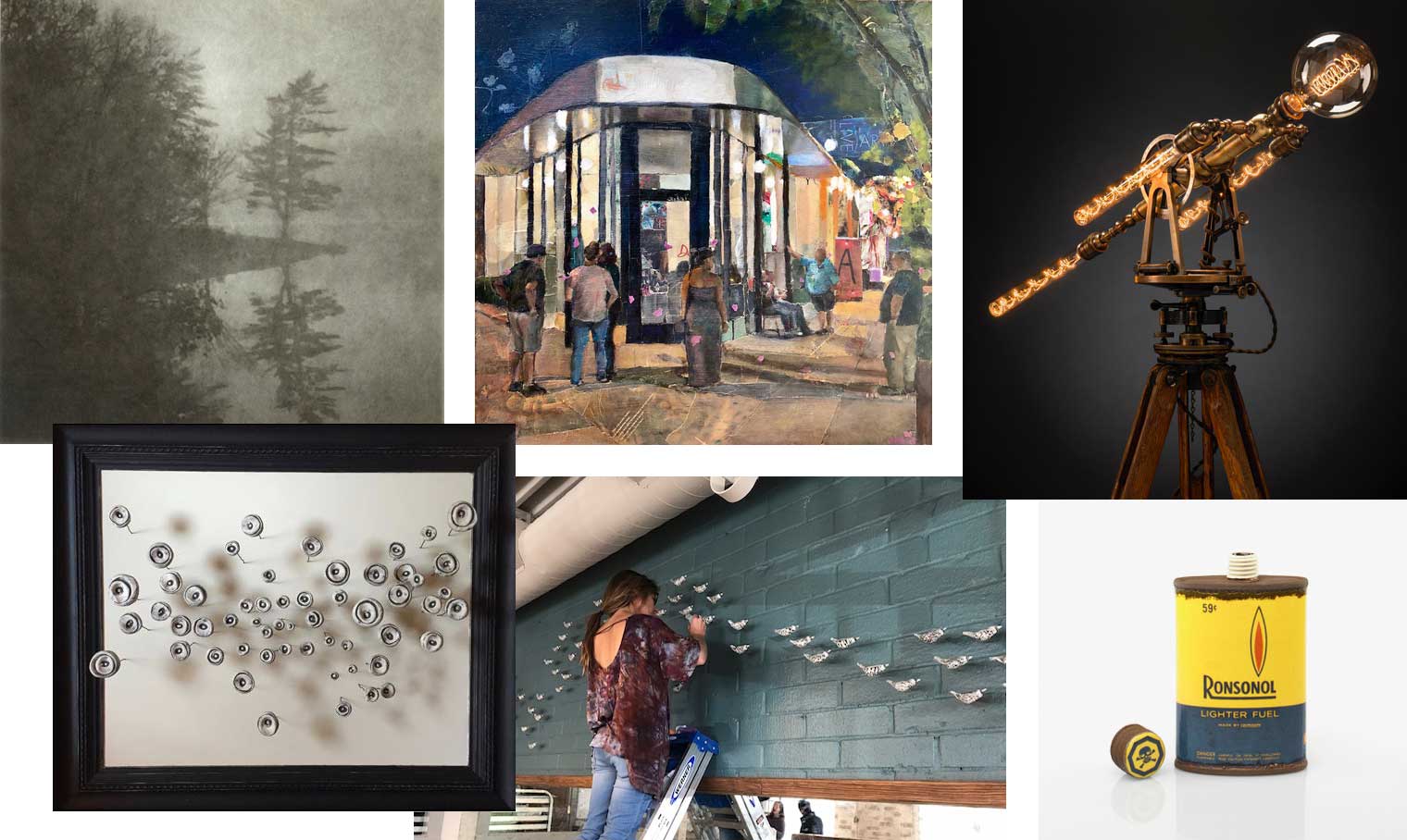 DMAF Curated Blurring Boundaries featured artists' work